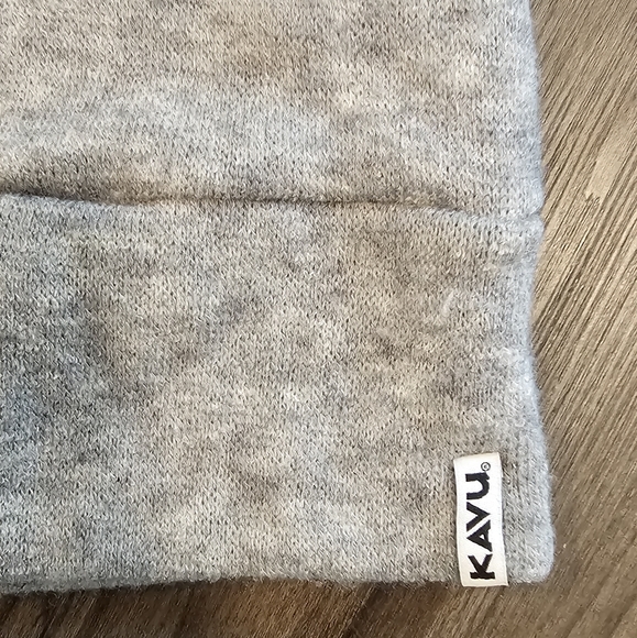 KAVU "Sweetie" Sweater, Heathered Gray, Women's Large - Picture 7 of 8